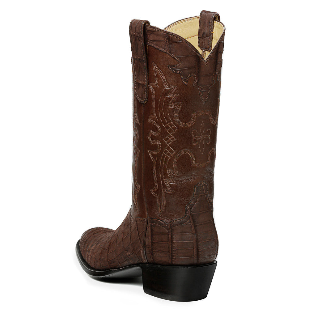 Crocodile Sueded 12" Round Toe - Back at the Ranch