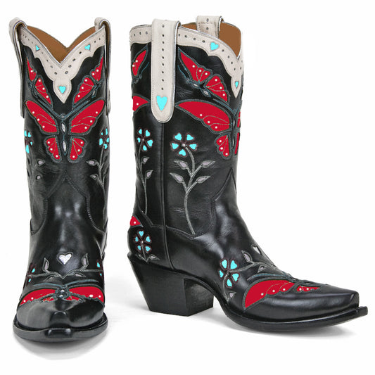 Decorative Inlay Cowboy Boots – Back at the Ranch