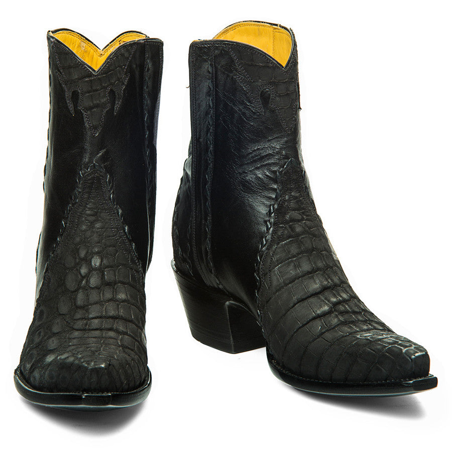 Crocodile Sueded Ankle Zipper - Back at the Ranch