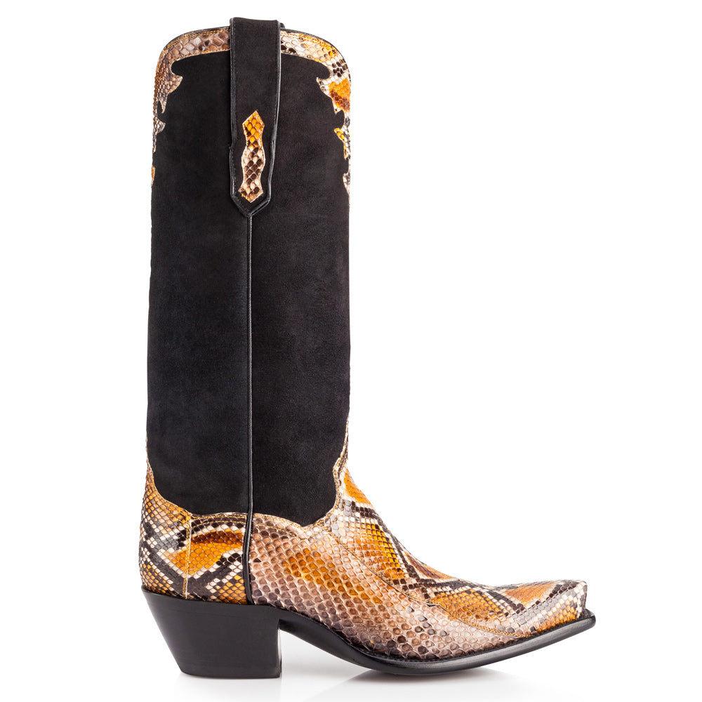 Fancy Python 14" - Orange and Black - Back at the Ranch